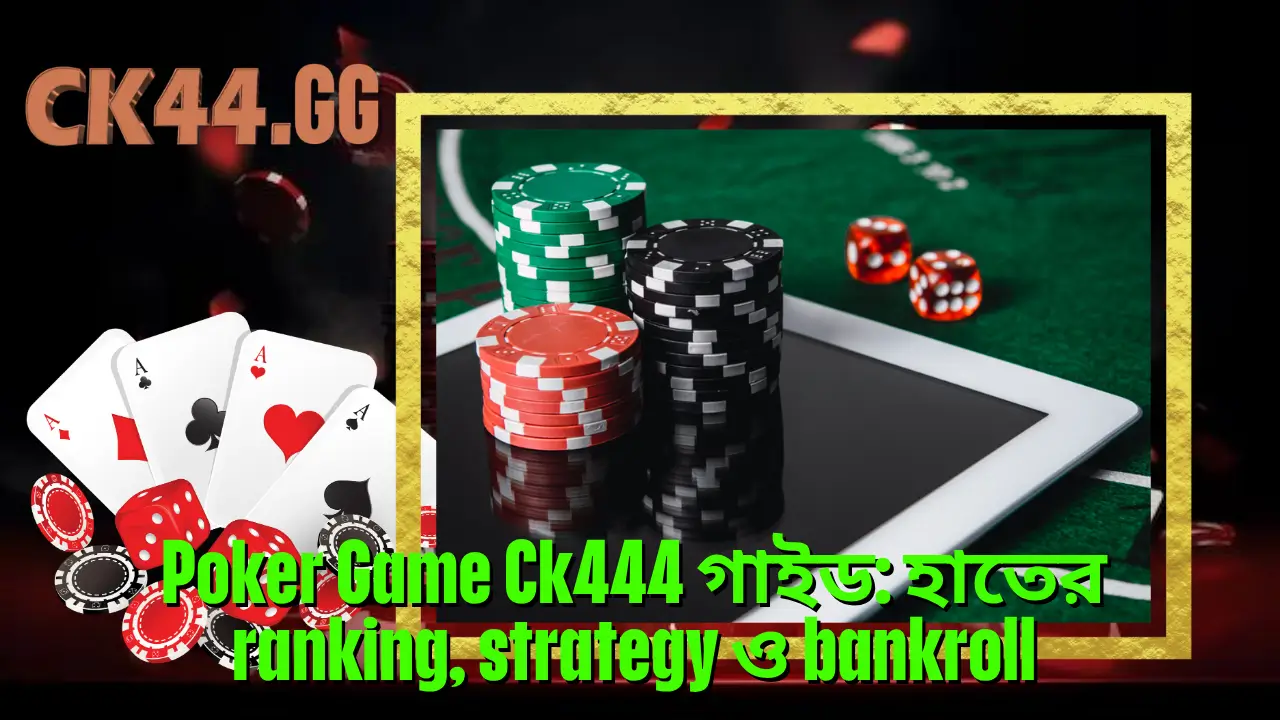 Poker Game Ck444 গাইড: হাতের ranking, strategy ও bankroll 2 Poker Game Ck444 গাইড: হাতের ranking, strategy ও bankroll